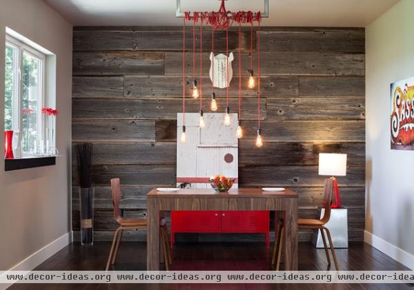 modern dining room by Jordan Iverson Signature Homes