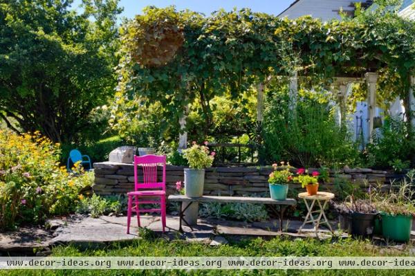 eclectic patio by Rikki Snyder