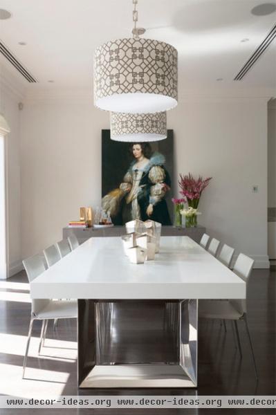 contemporary dining room by Massimo Interiors