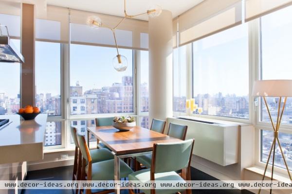 contemporary dining room by Drew McGukin Interiors