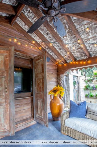 eclectic patio by Key Residential