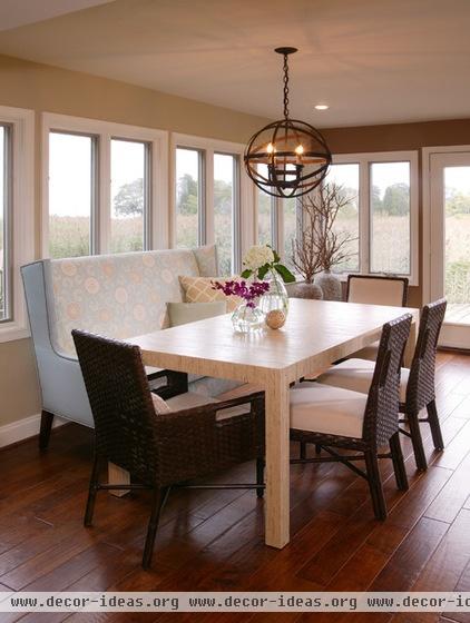 modern dining room by Rachel Reider Interiors