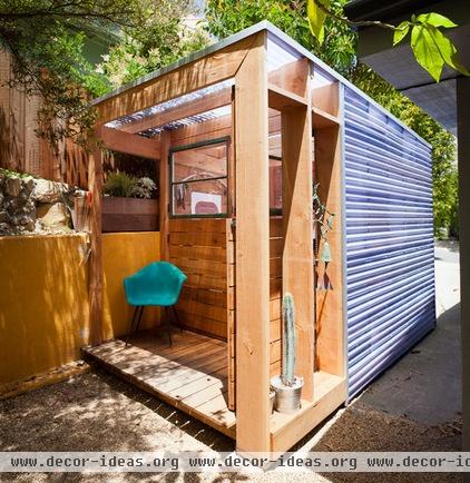 contemporary garage and shed by Wyndhamdesign