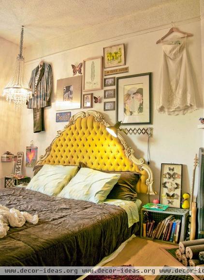 eclectic bedroom by Heather Merenda