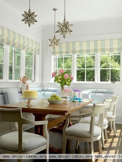 eclectic dining room The Ladue House