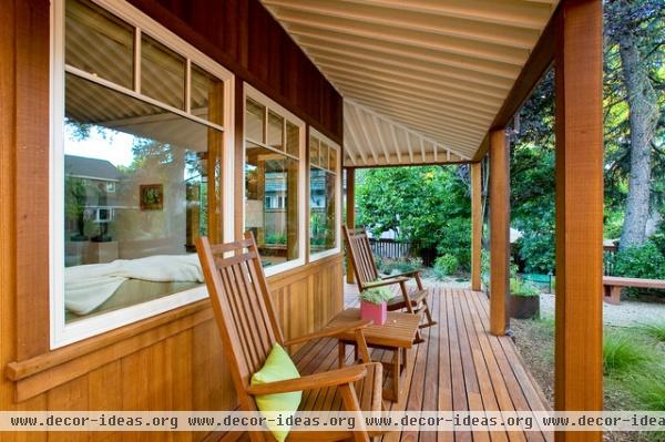 contemporary porch by Marcus & Willers Architects