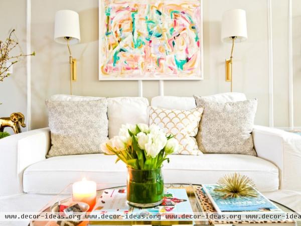 eclectic living room by Cynthia Lynn Photography