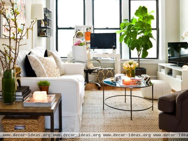 eclectic living room by Cynthia Lynn Photography