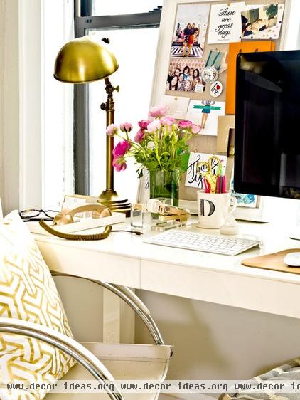 eclectic home office by Cynthia Lynn Photography