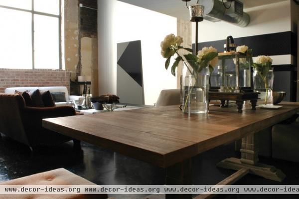 eclectic dining room by Angela Flournoy