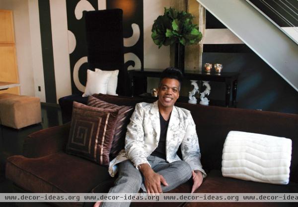 eclectic living room by Angela Flournoy