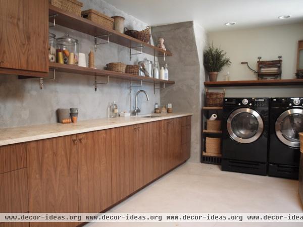 modern laundry room by Normandy Remodeling