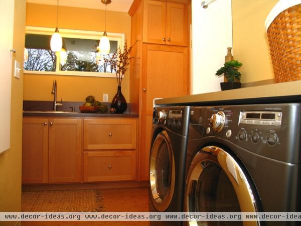 contemporary laundry room by Wendy O'Brien Interior Planning & Design