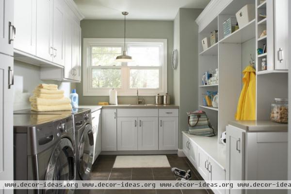 traditional laundry room by Great Kitchens & Baths