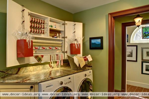 traditional laundry room by Bruen Design Build Inc