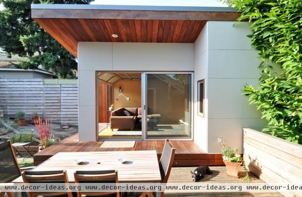 modern exterior by Fivedot Design Build