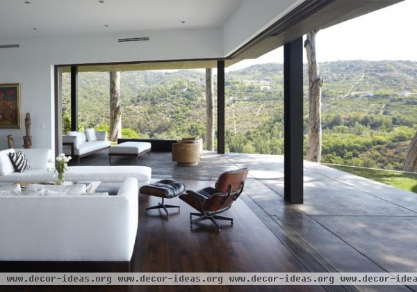 modern living room by Griffin Enright Architects