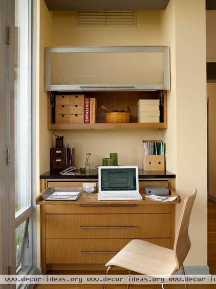 modern home office by Lucy Johnson Interior Design