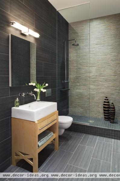 contemporary bathroom by Prestige Custom Building & Construction, Inc.