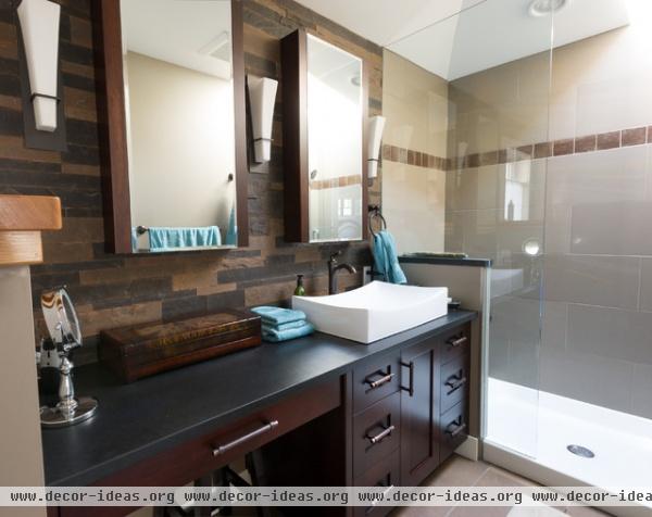 contemporary bathroom by T Russell Millwork Ltd.