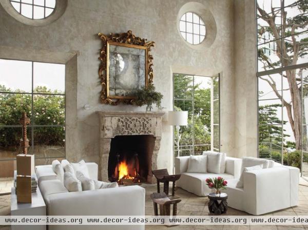 mediterranean living room by iLA designs - The Fine Art of Classic Fresco