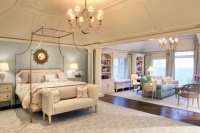 Franklin Lakes French Manor - contemporary - bedroom - new york