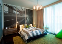 DKOR Interiors - Interior Design at the Beach Club, Miami Beach, FL - contemporary - bedroom - miami