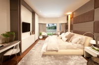 Miami Interior Designers - A Modern Miami Home by DKOR Interiors - contemporary - bedroom - miami