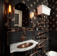 Steampunk for the Powder Room