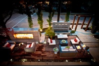 Patio of the Week: Water and Fire Mingle in a Canadian Front Yard