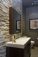 Bathroom Tile: Loving the Look of Ledgestone