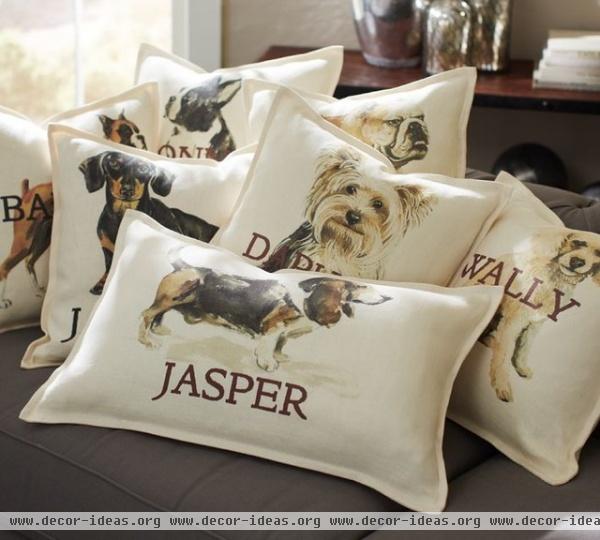 eclectic pillows by Pottery Barn