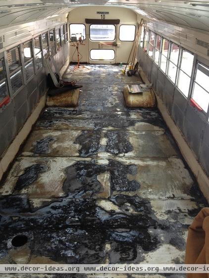 Bus conversion interior