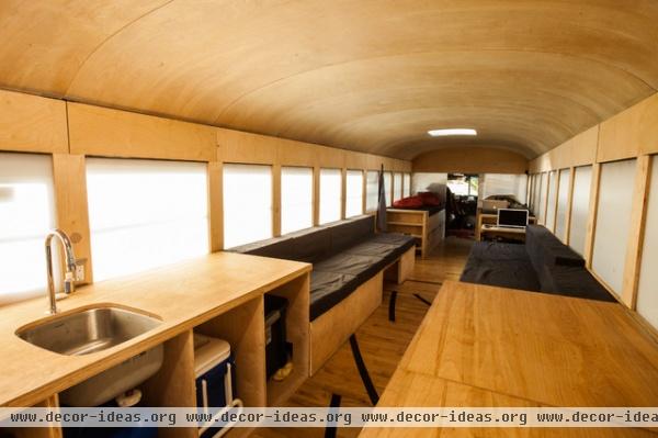 Bus conversion interior