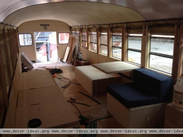 Bus Conversion interior