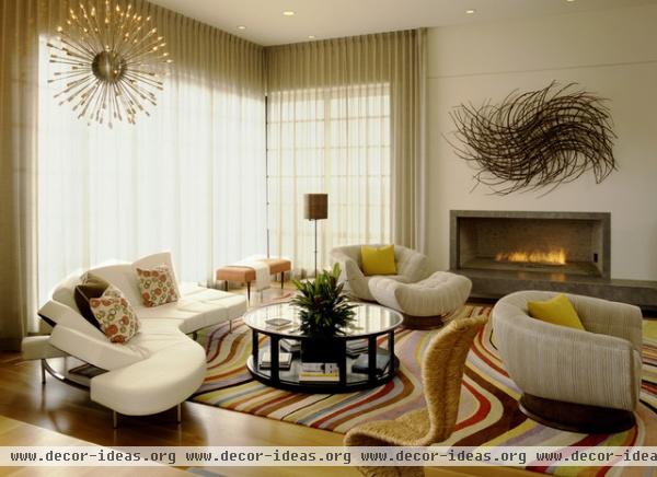 contemporary living room by Tommy Chambers Interiors, Inc.