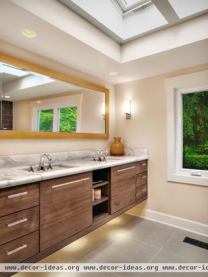 contemporary bathroom by RW Anderson Homes