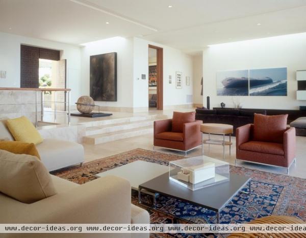 contemporary living room by Tony Crisafi / Drex Patterson