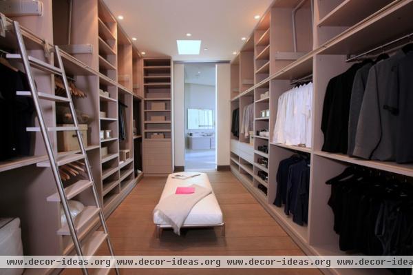 contemporary closet by Josh Brown Design