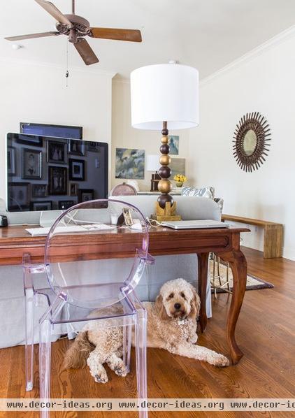 eclectic living room by Valorie Hart