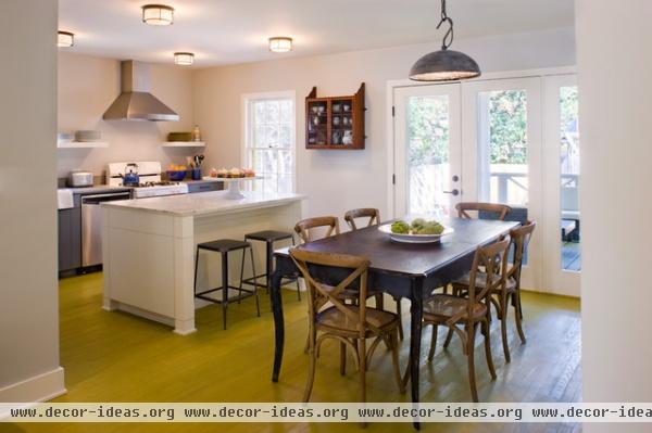 contemporary dining room by Texas Construction Company