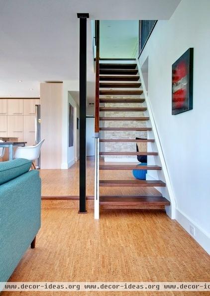 modern staircase by Andrew Snow Photography