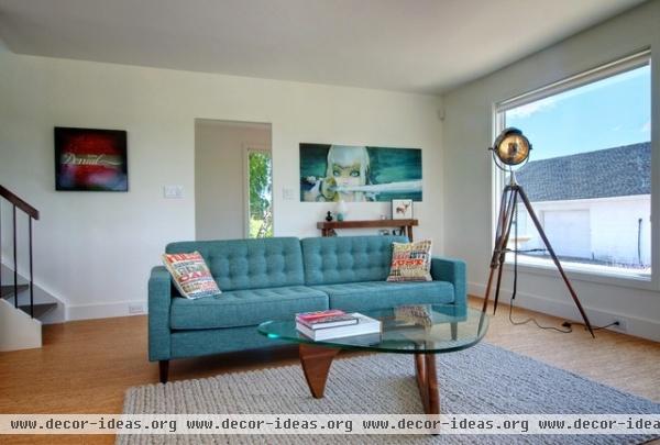 modern living room by Andrew Snow Photography