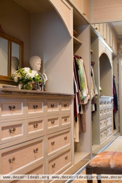 traditional closet by Charmean Neithart Interiors, LLC.