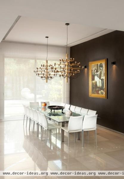 contemporary dining room by Elad Gonen & Zeev Beech