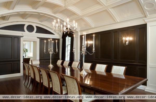 traditional dining room by Heintzman Sanborn Architecture~Interior Design