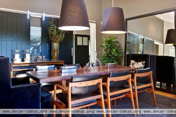 contemporary dining room by Urrutia Design