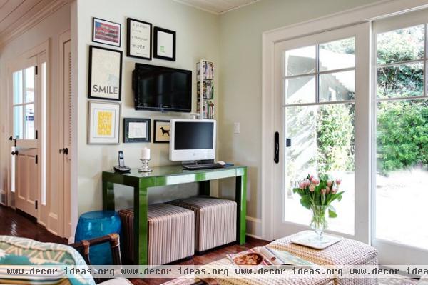 eclectic family room by Stephanie Wiley Photography