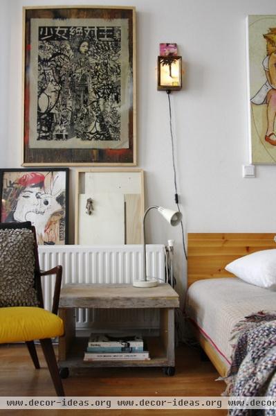 eclectic bedroom by Holly Marder