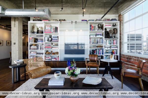 modern living room by C O N T E N T Architecture